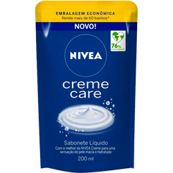 SABONETE LIQUIDO NIVEA SACHE 200ML CREME CARE.png